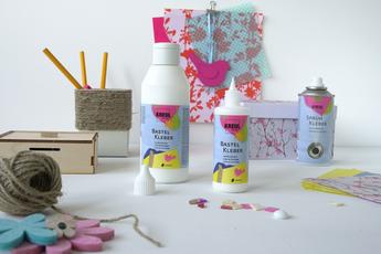 Grundausstattung Basteln Alleskleber von KREUL KREUL Bastelkleber und KREUL Sprühkleber als Basics für DIY Projekte