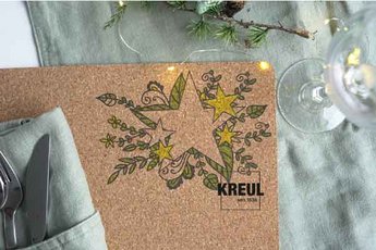 KREUL Transfer Marker DIY basteln Motiv übertragen Tisch Set Kork