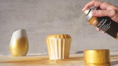 KREUL Blattmetall Effektspray Gold Vergolden Farbspray