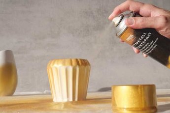 KREUL Blattmetall Effektspray Gold Vergolden Farbspray