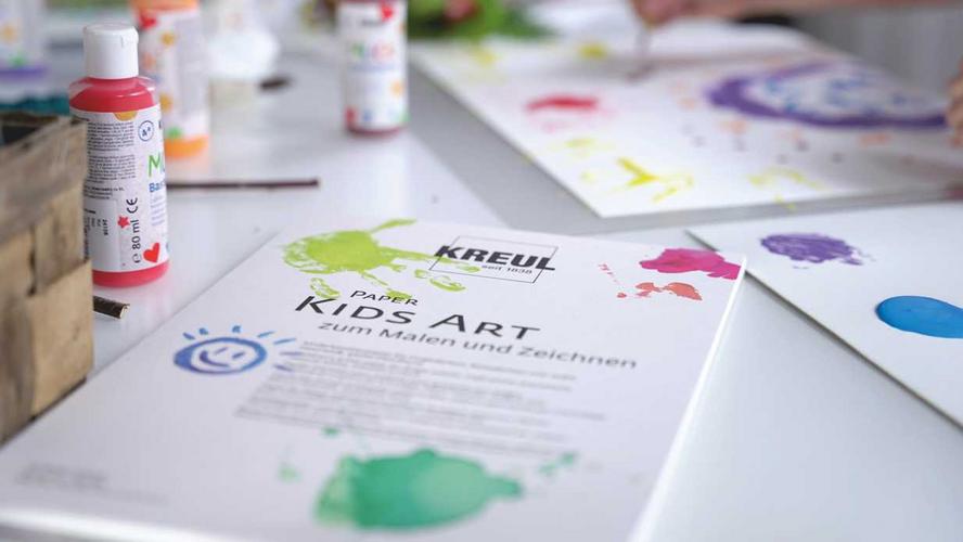 KREUL Paper Kids Art Papier Malen Kinder Basteln KREUL Kinder Malblock