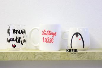 KREUL Glass Porcelain Pens Porzellanstifte Übersicht Auswahl Vergleich was ist drin im Set Design Ideen für Tassen Bemalen mit KREUL Glass & Porcelain Pens