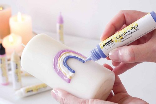 KREUL Candle Pen Set für Taufkerzen und Babykerzen 