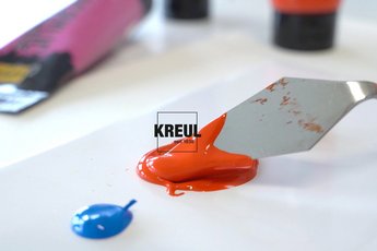 SOLO GOYA Acrylic Acrylfarbe Zinnoberrot und Primärblau