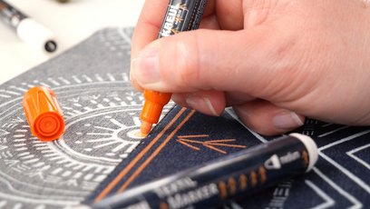KREUL textil Marker opak medium helle dunkle Stoffe Farbe Stift 