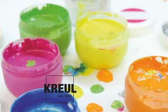 KREUL Fingerfarben Mini Set Glückskinder MUCKI